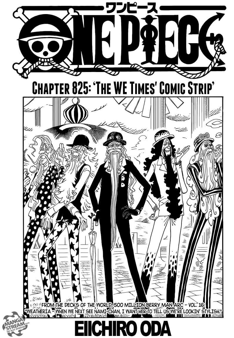 One Piece Chapter 825 1